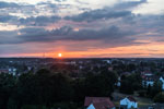 Garbsen. Altgarbsen. Sonnenuntergang