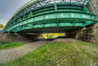 Die alte Trogbrücke über die Leine