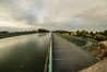 Die alte Trogbrücke über die Leine