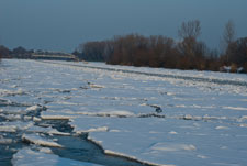 Garbsen. Mittellandkanal. Winter