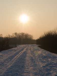 Garbsen. Mittellandkanal. Winter