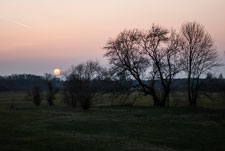 Bei Sonnenuntergang