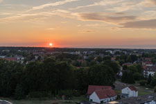 Garbsen. Altgarbsen. Sonnenuntergang