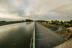 Die alte Trogbrücke über die Leine