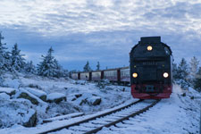 Nationalpark Harz. Am Brocken. Brockenbahn