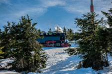 Nationalpark Harz. Am Brocken. Dampflokomotive
