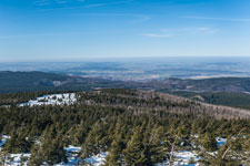 Nationalpark Harz. Ausblick vom Brocken