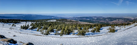 Nationalpark Harz. Ausblick vom Brocken