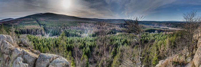 Nationalpark Harz. Am Scharfenstein