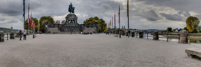 Koblenz. Deutsches Eck
