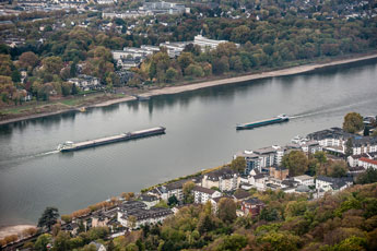 Siebengebirge. Rhein bei Königswinter