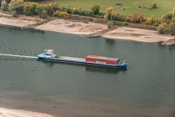 Siebengebirge. Rhein am Drachenfels