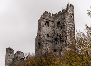 Siebengebirge. Burgruine Drachenfels