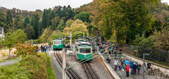 Siebengebirge. Drachenfelsbahn