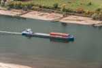 Siebengebirge. Rhein am Drachenfels