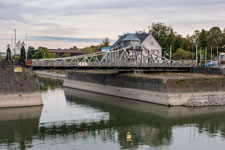 Köln. Deutzer Drehbrücke
