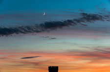 Zunehmender Mond