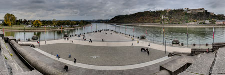 Koblenz. Deutsches Eck