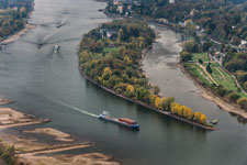 Siebengebirge. Rhein bei Bad Honnef
