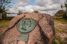 Lüneburger Heide. Gedenkstein Carl Friedrich Gauß