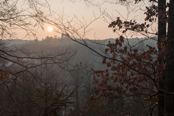 Nordschwarzwald. Gündringen. Sonnenuntergang