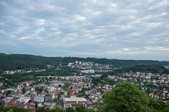 Nordschwarzwald. Ausblick von Burg Hohennagold