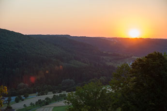 Nordschwarzwald. Nagold. Sonnenuntergang