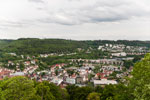 Nordschwarzwald. Ausblick von Burg Hohennagold