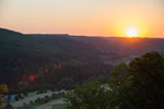 Nordschwarzwald. Nagold. Sonnenuntergang