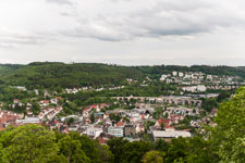 Nordschwarzwald. Ausblick von Burg Hohennagold