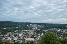 Nordschwarzwald. Ausblick von Burg Hohennagold