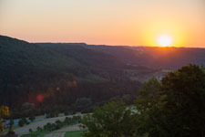 Nordschwarzwald. Nagold. Sonnenuntergang