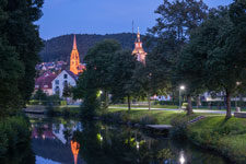 Nordschwarzwald. Abendliche Nagold