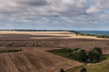 Kap Arkona. Ausblick vom größtem Leuchtturm