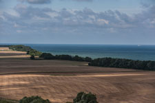 Kap Arkona. Ausblick vom größtem Leuchtturm