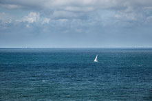 Kap Arkona. Windpark in der Ostsee