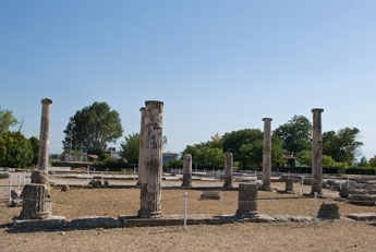 Stadt Pella. Ausgrabungen