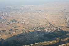 Nahe Thessaloniki. Blick aus der Luft
