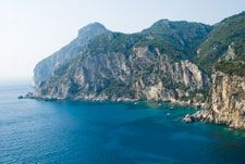 Paleokastritsa. Ufer