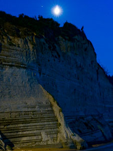 Agios Stefanos. Vollmond