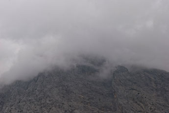 Samaria-Schlucht. Nebel
