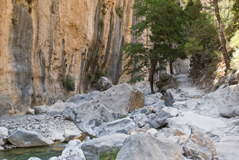 Samaria-Schlucht. Der Weg