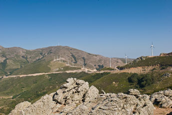 Unterwegs: Paleochora - Omalos. Windkraftanlage