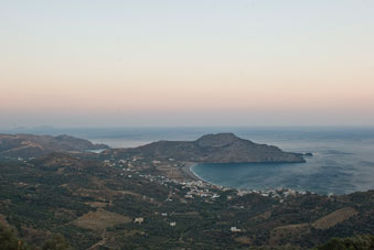 Blick zum Plakias. Unterwegs: Chora Sfakion - Preveli