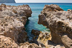 Zerklüftete Küste. Wanderweg: Paleochora - Sougia
