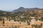 Eine Serpentine. Unterwegs: Zaros - Rethymno