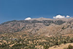 Bergige Landschaft. Unterwegs: Zaros - Rethymno