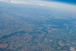 Blick von Flugzeug