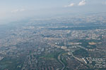 Blick von Flugzeug