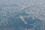 Blick von Flugzeug
